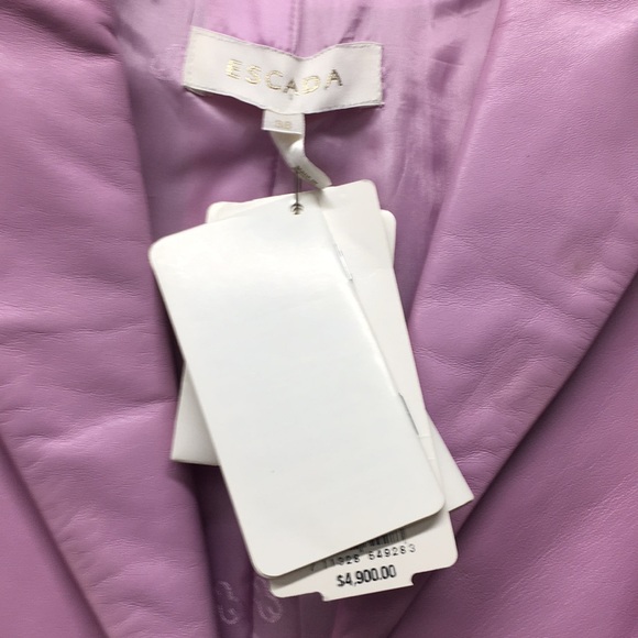 Escada purple embellished leather - Picture 3 of 9